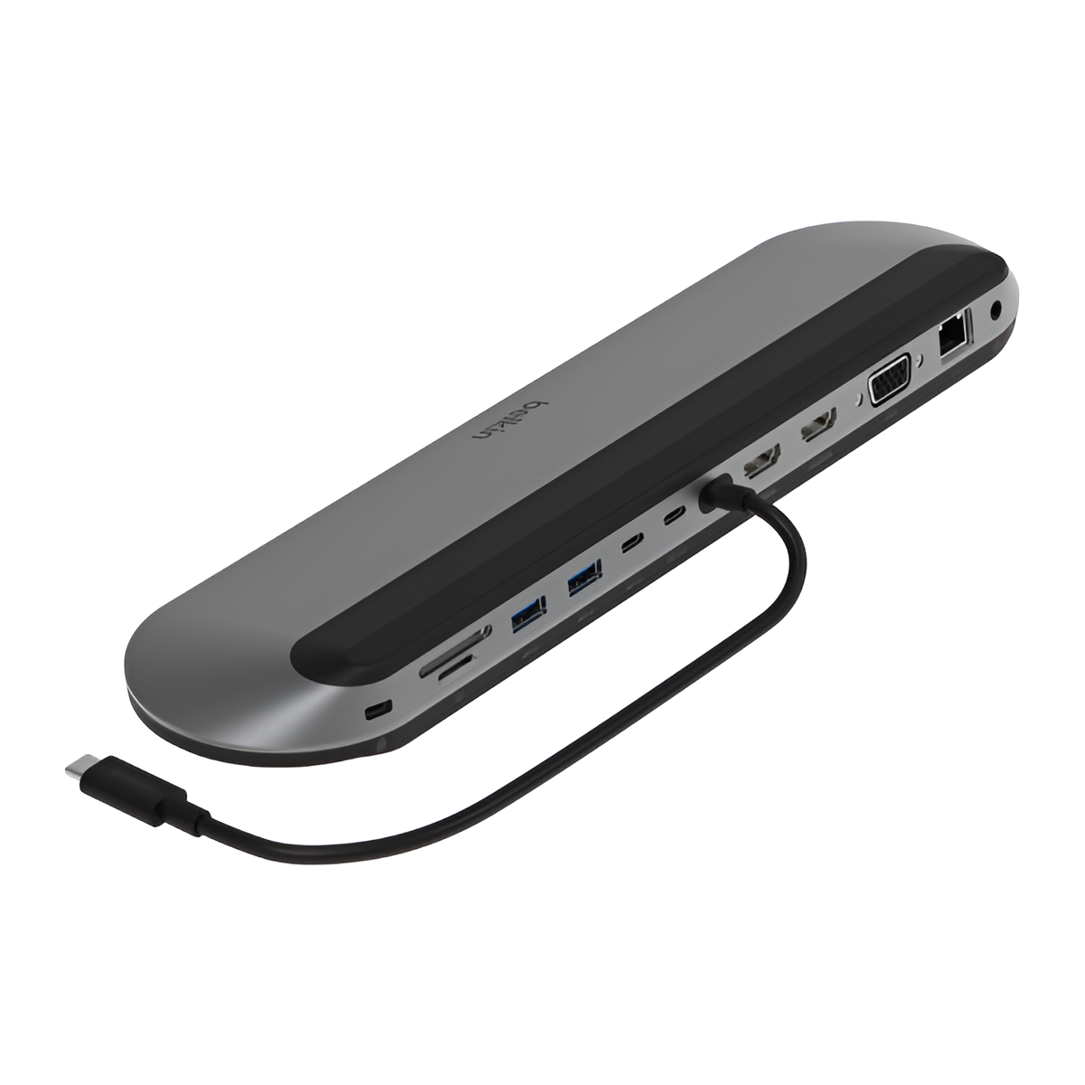 Belkin 11-in-1 USB-C Pro Dock 100W PD, 3 Display, 10Gbps, Ethernet - Black