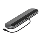 Belkin 11-in-1 USB-C Pro Dock 100W PD, 3 Display, 10Gbps, Ethernet - Black