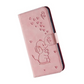iPhone 8 Plus Wallet Case Pink Elephant Heart Flip Cover Stand Card Holder