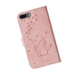 iPhone 8 Plus Wallet Case Pink Elephant Heart Flip Cover Stand Card Holder Mobile Arcade Ltd