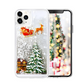 iPhone 13 Pro Glitter Liquid Case Silver Stars Clear Sparkly Shockproof Cover Mobile Arcade Ltd