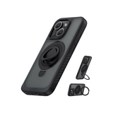 iPhone 14 MagSafe Case with 360° Ring Stand Shockproof Slim Cover Black