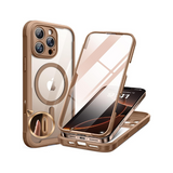 iPhone 16 Pro Max Case MagSafe Glass + Camera Button Full Body Desert Titanium