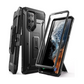 Galaxy S22 Ultra Case Unicorn Beetle Pro Black Rugged Kickstand Belt Clip