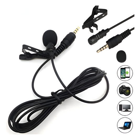 3M External Car Audio Microphone 3.5mm Jack Clip Mic for DVD Radio Stereo Mobile Arcade Ltd