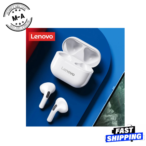 Lenovo LP40 Wireless Bluetooth Earphones TWS Touch Control HD Call Mic Mobile Arcade Ltd