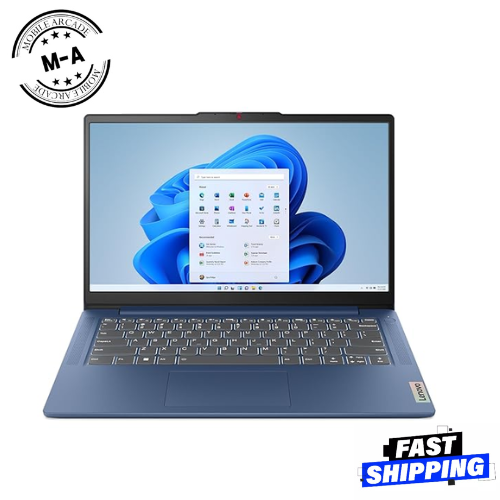 Lenovo IdeaPad Slim 3 14" FHD Laptop i3-N305 8GB 512GB SSD Win 11 - Blue ( Refurbished) Mobile Arcade Ltd