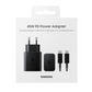 Samsung 45W USB-C Fast Charger with USB-C to USB-C Cable UK Plug Mobile Arcade Ltd