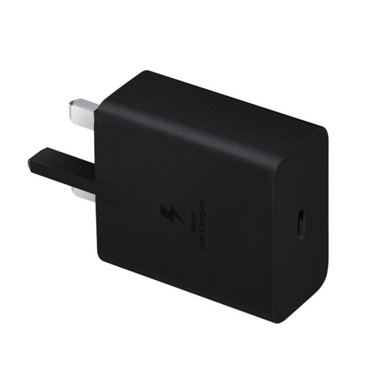 Samsung 45W USB-C Fast Charger with USB-C to USB-C Cable UK Plug Mobile Arcade Ltd
