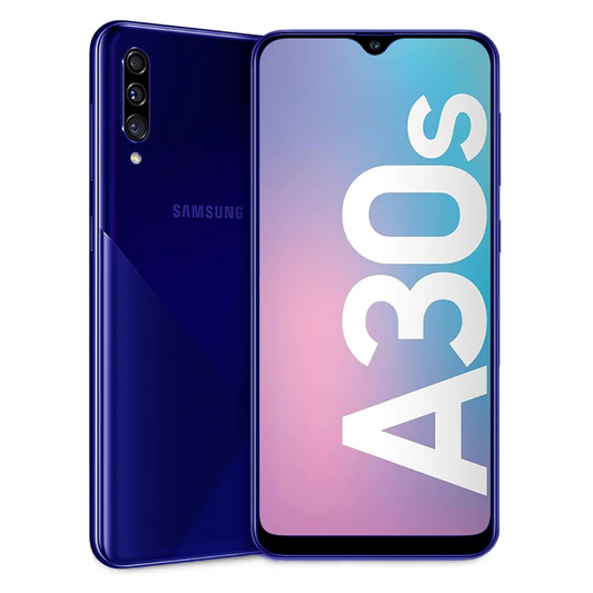 Samsung Galaxy A30s 64GB  (Refurbished) Prism Crush Blue Mobile Arcade Ltd
