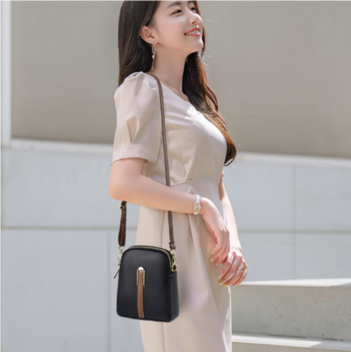 Luxury Genuine Leather Crossbody Shoulder Handbag for women Mobile Arcade Ltd