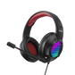 Wired Gaming Headphones – Stereo Sound, Mic, RGB Lights, Black - BX024 Mobile Arcade Ltd