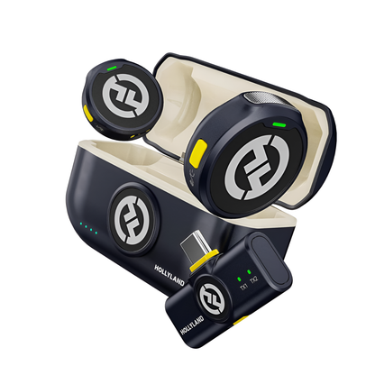 Hollyland Lark M2 Wireless Lavalier Mic – Android & iPhone 15 Compatible