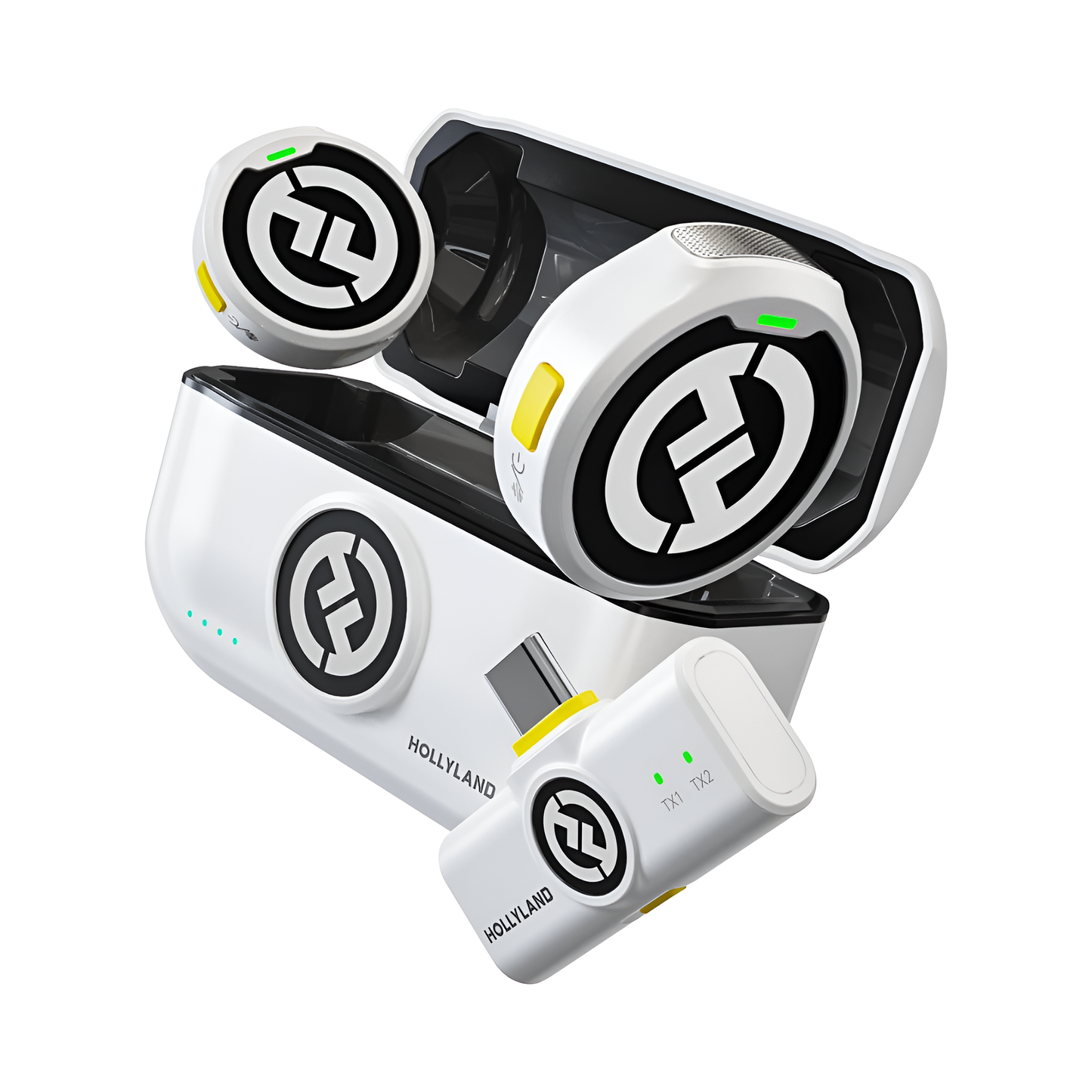 Hollyland Lark M2 Wireless Lavalier Mic – Android & iPhone 15 Compatible Mobile Arcade Ltd