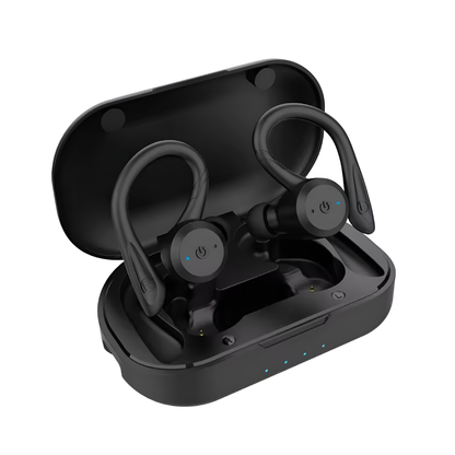 Waterproof Bluetooth Earphones – 20H Playtime, IPX7, Dual Wear Sport TWS Mobile Arcade Ltd