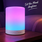 Smart RGB LED Night Light with Bluetooth Speaker & Touch Control Mobile Arcade Ltd