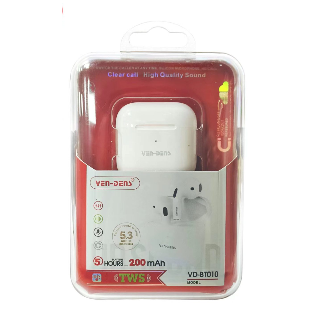 TWS HD Sound Bluetooth Earbuds BT010 – Wireless Earphones + Charging Case