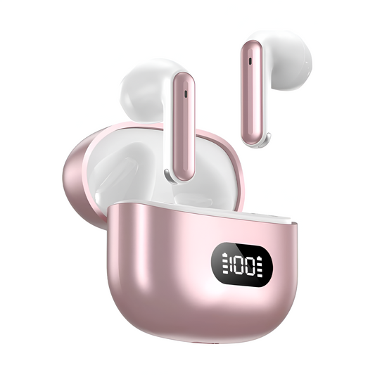 Bluetooth 5.4 Wireless Earbuds, 48H Playtime, LED Case, IPX7 Waterproof