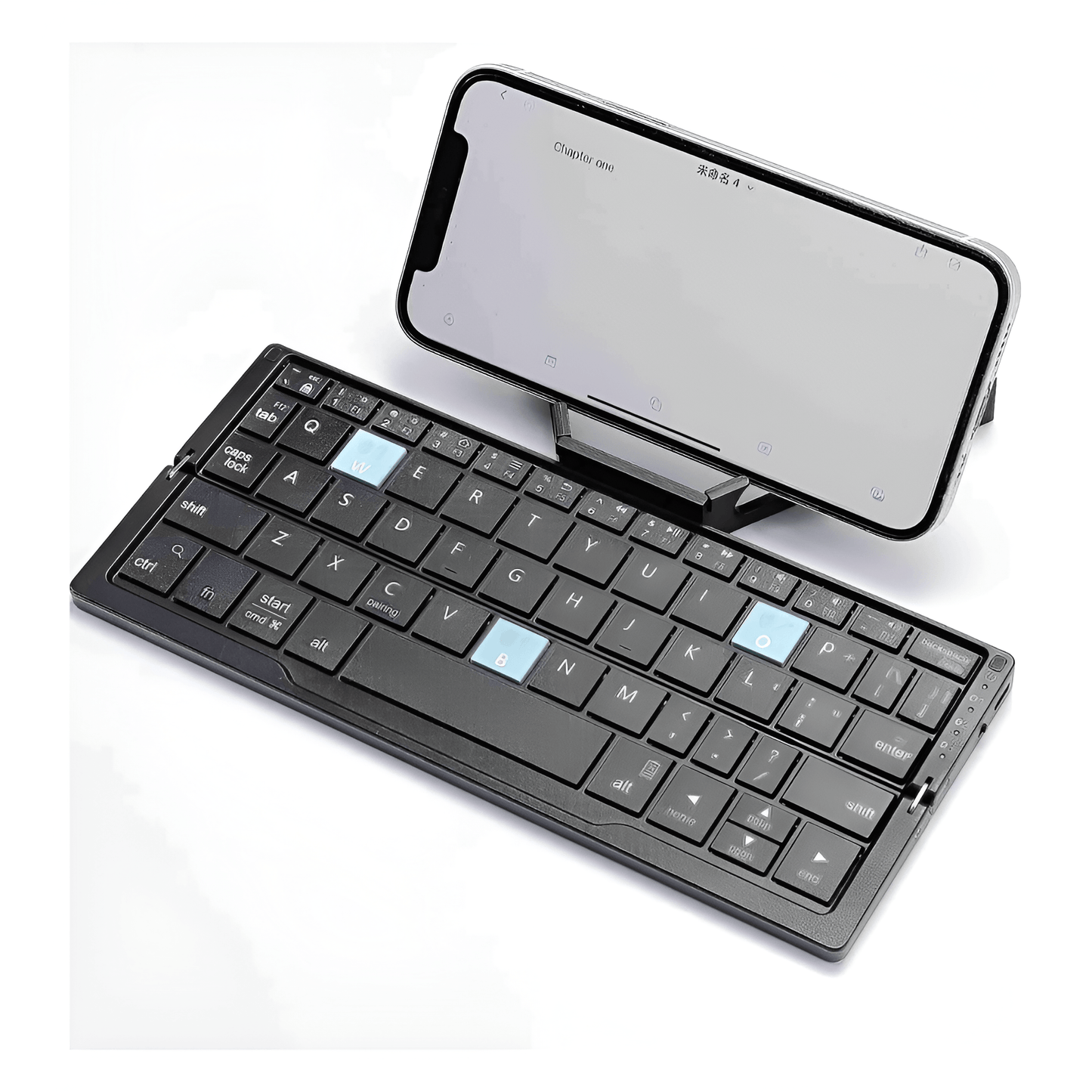 Foldable Bluetooth Keyboard with Magnetic Stand | Aluminum Alloy, Rechargeable