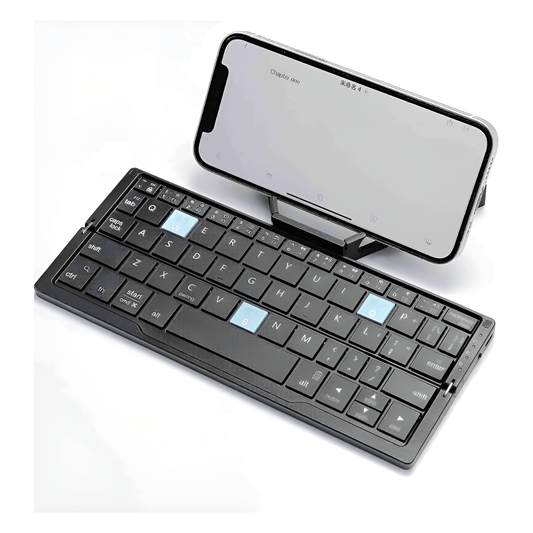 Foldable Bluetooth Keyboard with Magnetic Stand | Aluminum Alloy, Rechargeable