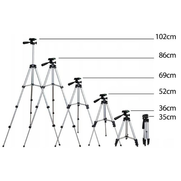 Maclean MC-164 Universal Tripod 102cm with Phone Holder & Carry Case Mobile Arcade Ltd