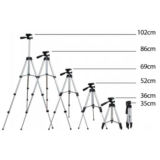 Maclean MC-164 Universal Tripod 102cm with Phone Holder & Carry Case Mobile Arcade Ltd