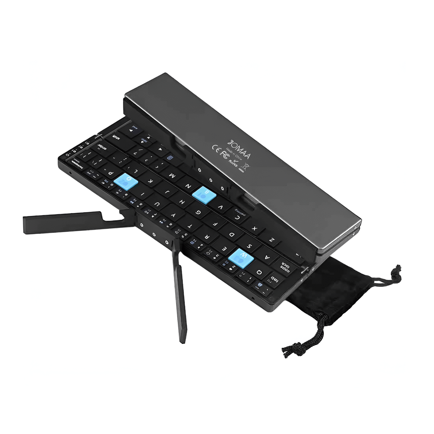 Foldable Bluetooth Keyboard with Magnetic Stand | Aluminum Alloy, Rechargeable Mobile Arcade Ltd