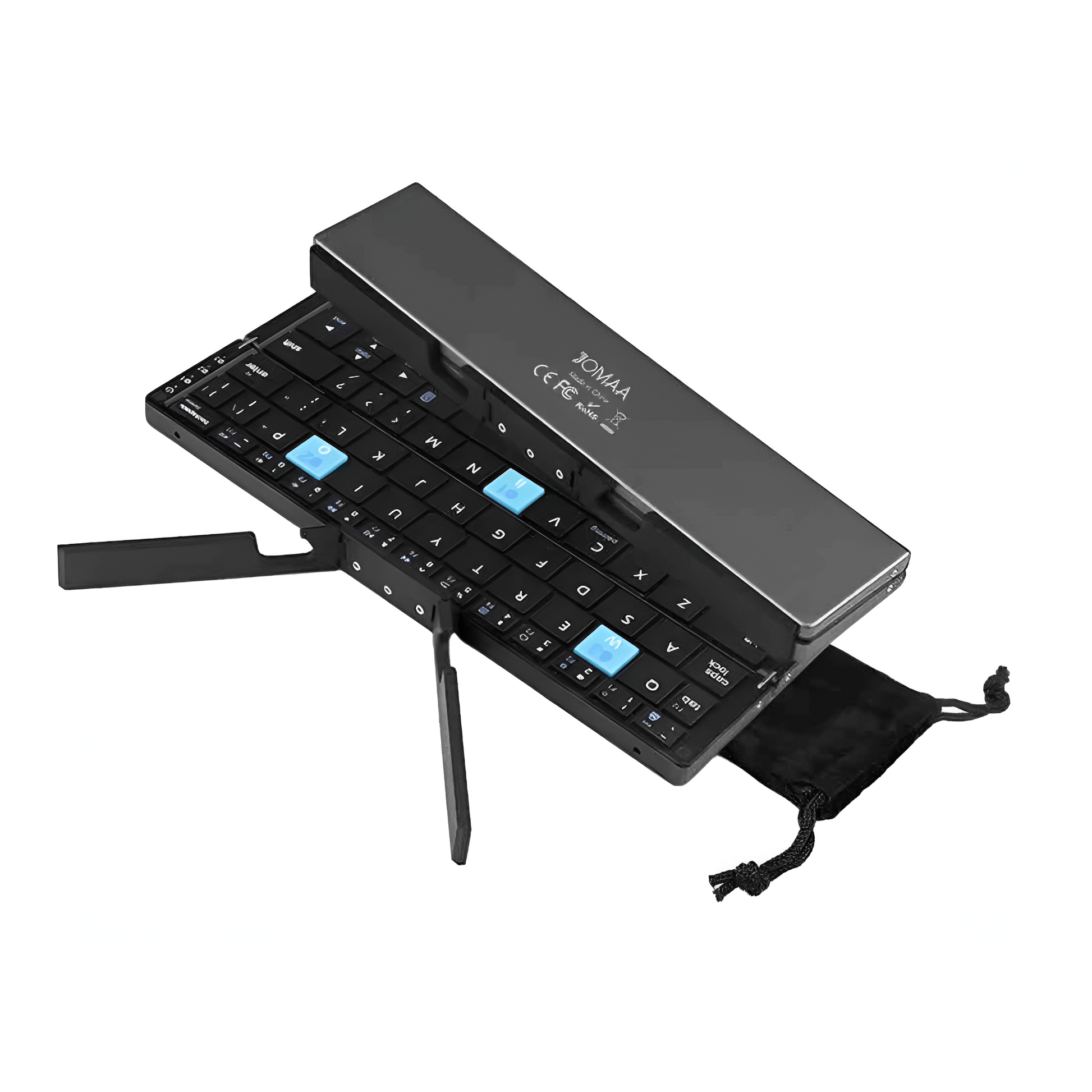 Foldable Bluetooth Keyboard with Magnetic Stand | Aluminum Alloy, Rechargeable Mobile Arcade Ltd