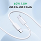 45W USB-C Fast Charger Dual Port with 1.8M USB-C Cable Mobile Arcade Ltd