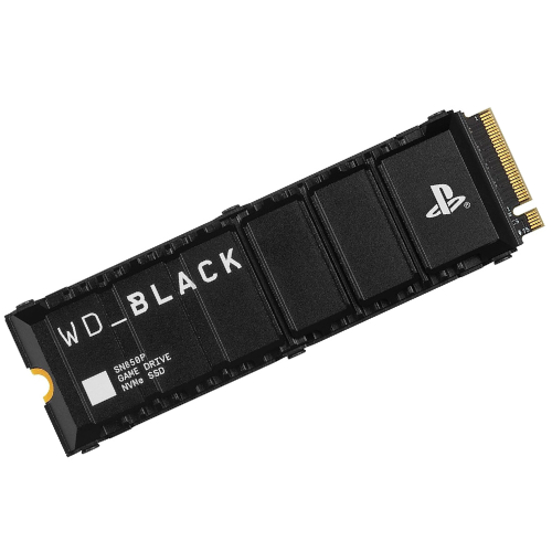WD_BLACK SN850P 2TB PS5 SSD PCIe Gen4 M.2 2280 NVMe w/ Heatsink 7300MB/s