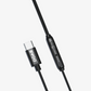 BWOO BO-HF76 Type-C Wired Earphones with Mic Dual Drivers & Hi-Res Sound Mobile Arcade Ltd