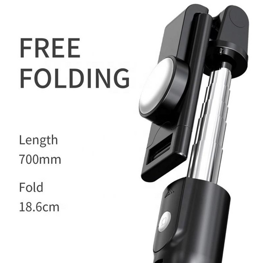 OEM K10 Wireless Remote Selfie Stick Tripod Stainless Steel, 700 mm Extendable Mobile Arcade Ltd