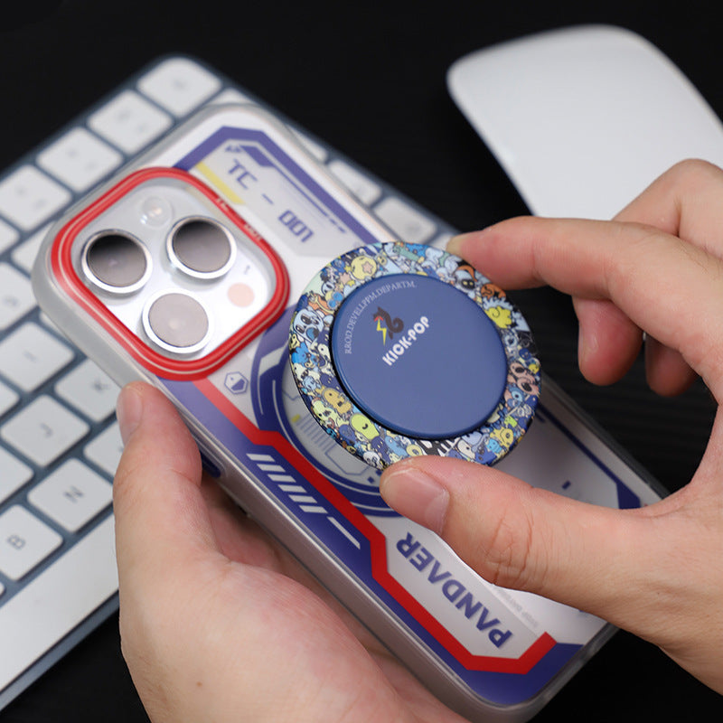 Magnetic Fastened Mobile Phone Holder - Ultra-Thin Stand & Magnetic Mount