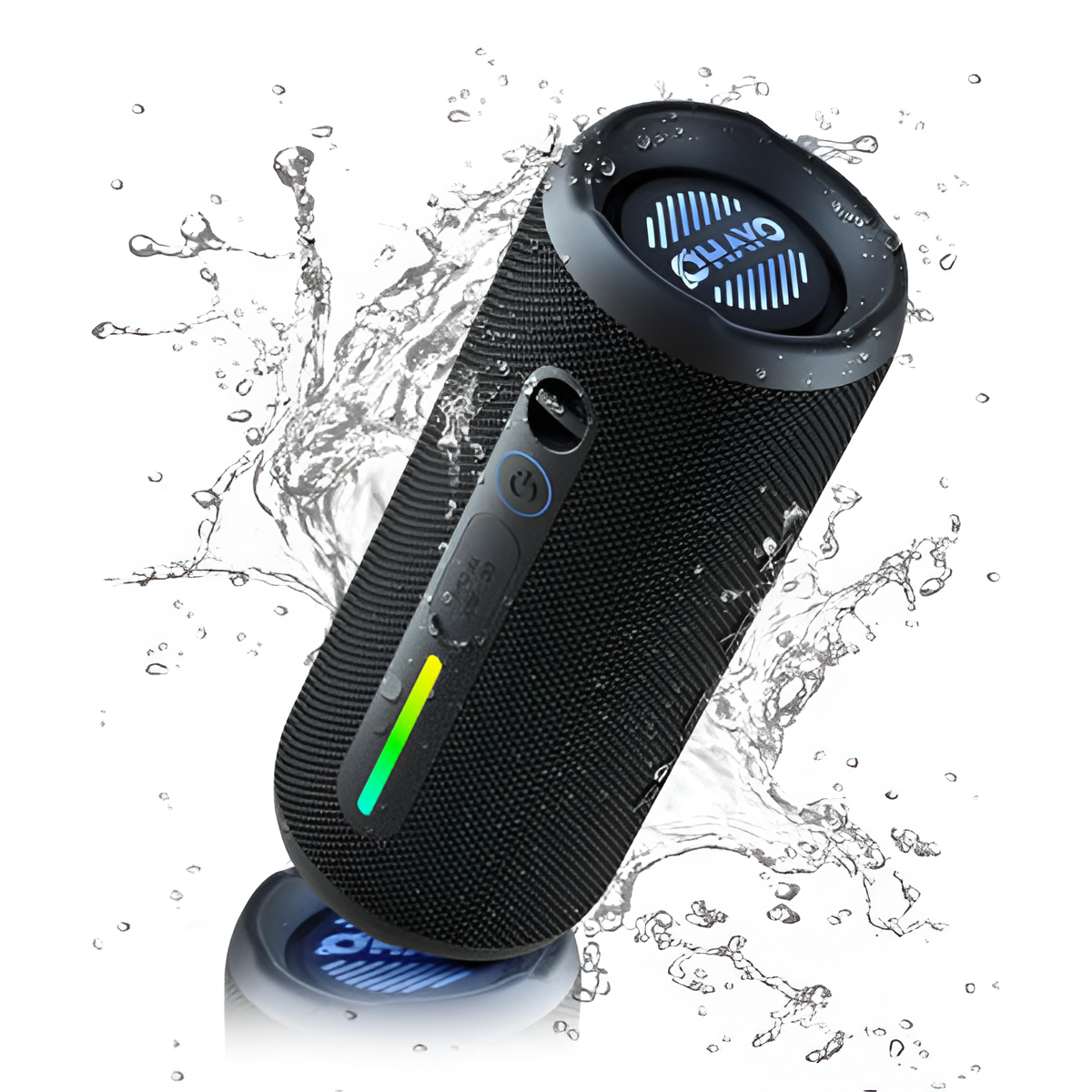 Portable Bluetooth Speaker Wireless with Lights | HD Stereo Sound | IPX7 Waterproof | TWS Pairing | AUX/TF Input | Outdoor Camping Speaker Mobile Arcade Ltd