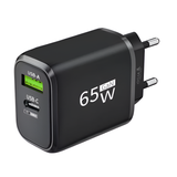 65W GaN USB-C Fast Charger PD & QC 3.0 Power Adapter for iPhone Samsung