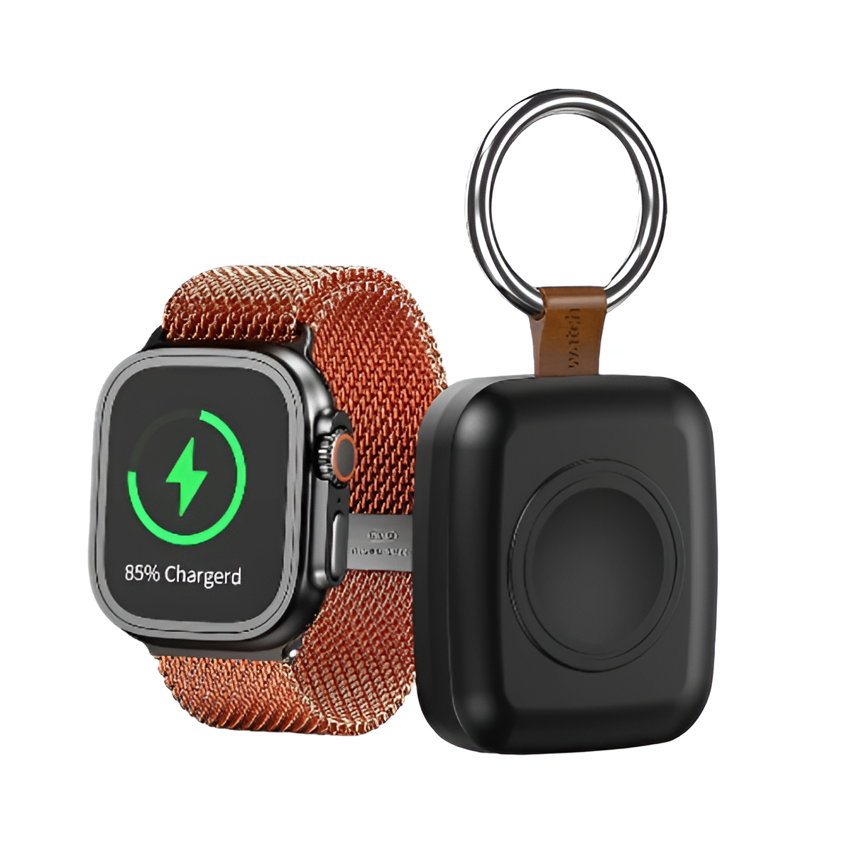 Mini Magnetic Wireless Power Bank 1200mAh for Apple Watch | Portable Fast Charger with USB-C Cable Mobile Arcade Ltd