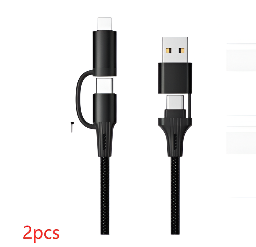 60W Multi-Head Multifunctional Charging Cable – Fast USB Cable for All Devices Mobile Arcade Ltd
