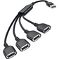 BASESAILOR USB Splitter 1 In 4 Out, USB A Male to 4 Female Hub Y Cable 2.0 Mobile Arcade Ltd