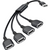 BASESAILOR USB Splitter 1 In 4 Out, USB A Male to 4 Female Hub Y Cable 2.0 Mobile Arcade Ltd