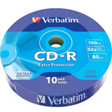 Verbatim CD-R 700MB 52x Extra Protection Discs – 10 Pack Spindle