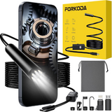FORKODA 1920 HD Endoscope Camera with 5M Cable for Android & iOS Mobile Arcade Ltd