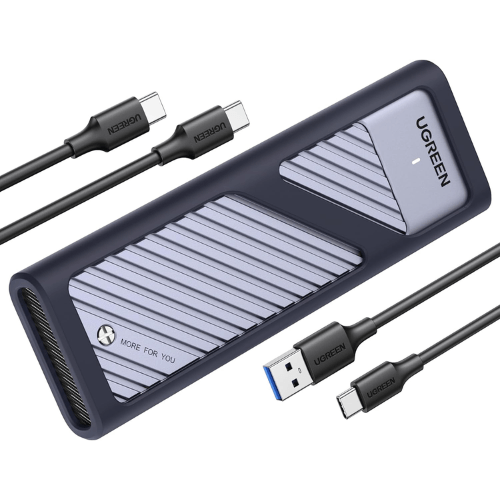 UGREEN M.2 NVMe SSD Enclosure – 10Gbps USB 3.2 Gen 2, Aluminum, UASP, TRIM Support