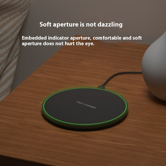 Desktop Phone Ultra-thin Round Wireless Charger Mobile Arcade Ltd