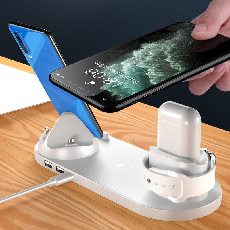 6-in-1 Wireless Charging Dock for iPhone, Apple Watch & Fast Charging Pad Mobile Arcade Ltd
