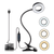 USB LED Desk Lamp Clip-On Light, 3 Modes & 10 Brightness Levels, Eye-Caring