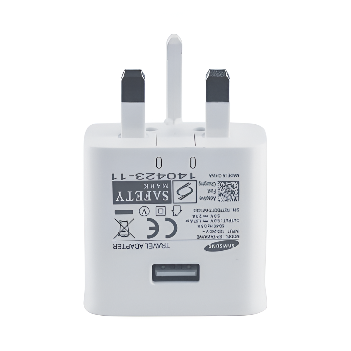 Samsung EP-TA20UWE 2A UK Mains Fast Charging Adapter | Official USB Charger Plug Mobile Arcade Ltd