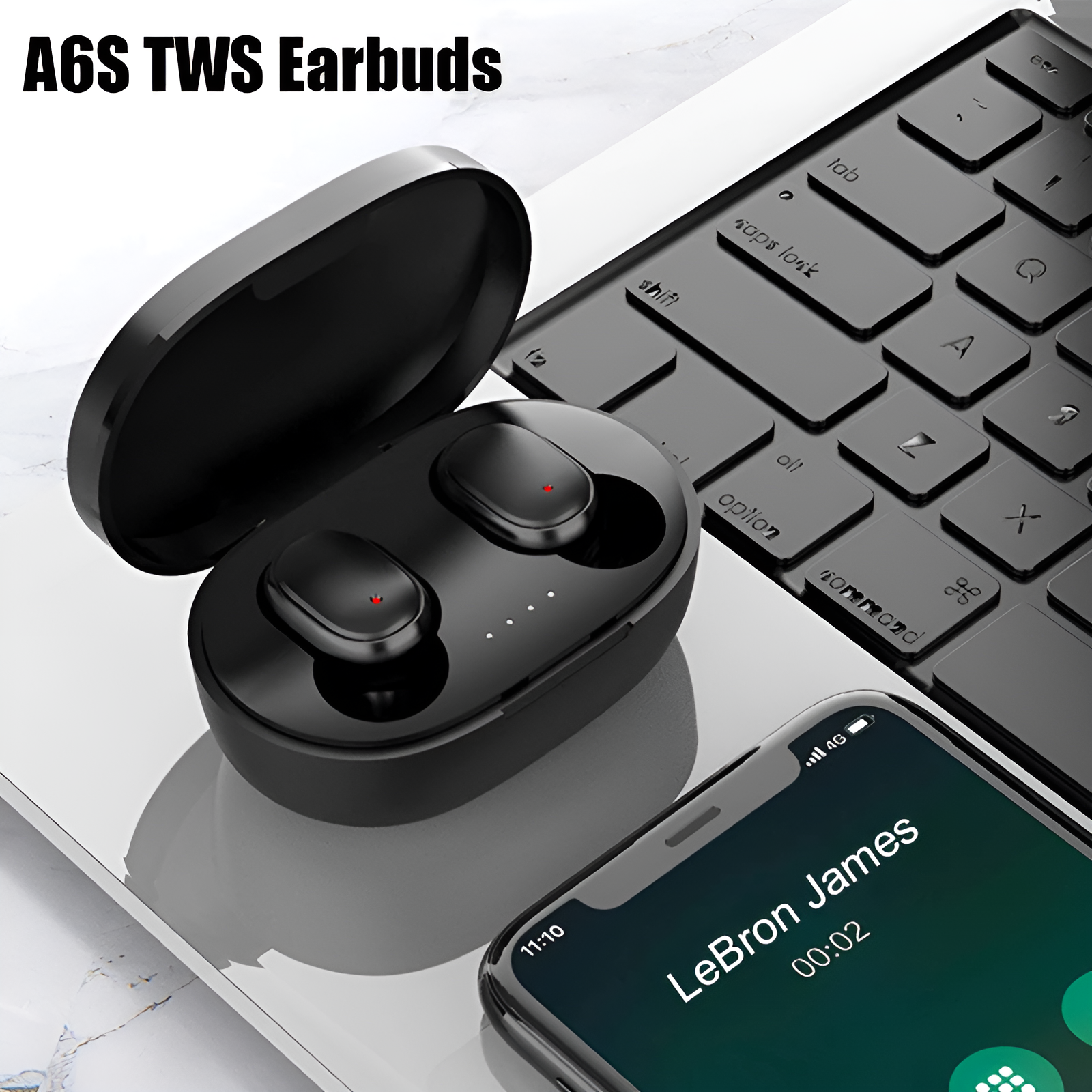 Wireless Bluetooth 5.1 Earphones with Mic, Touch Control, Waterproof – For Xiaomi