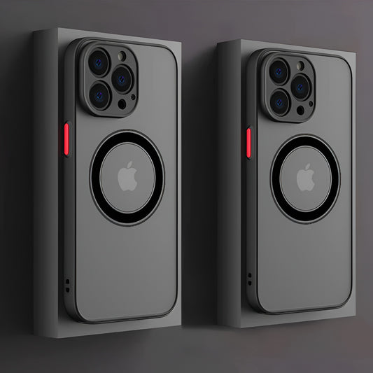 Luxury Skin Feel MagSafe Case for iPhone 15 Pro Max – Magnetic Armour Cover