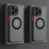 Luxury Skin Feel MagSafe Case for iPhone 15 Pro Max – Magnetic Armour Cover