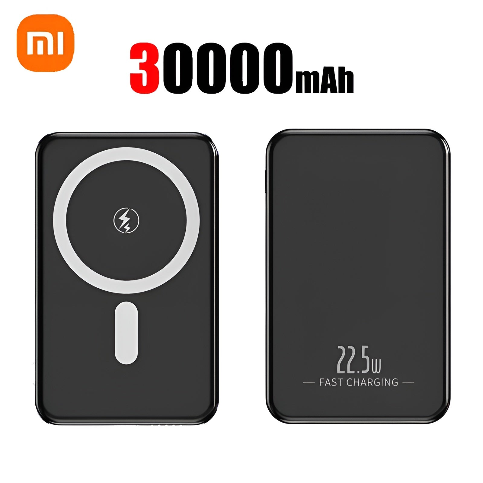 Xiaomi Ultra Slim 30000mAh Wireless Power Bank - Magnetic Fast Charging Battery Mobile Arcade Ltd